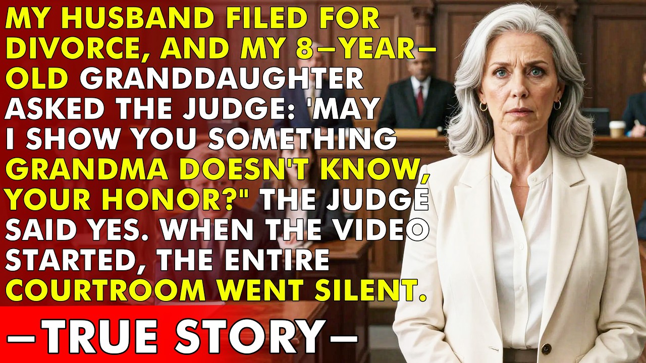 At My Divorce Hearing, My Granddaughter Showed A Video, Everyone Was Disturbed By What She Revea