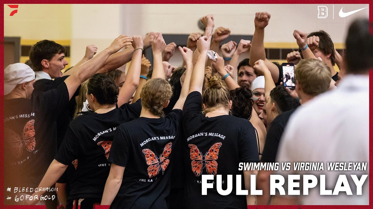 Bridgewater College Swim Dual Meet vs Virginia Wesleyan Replay