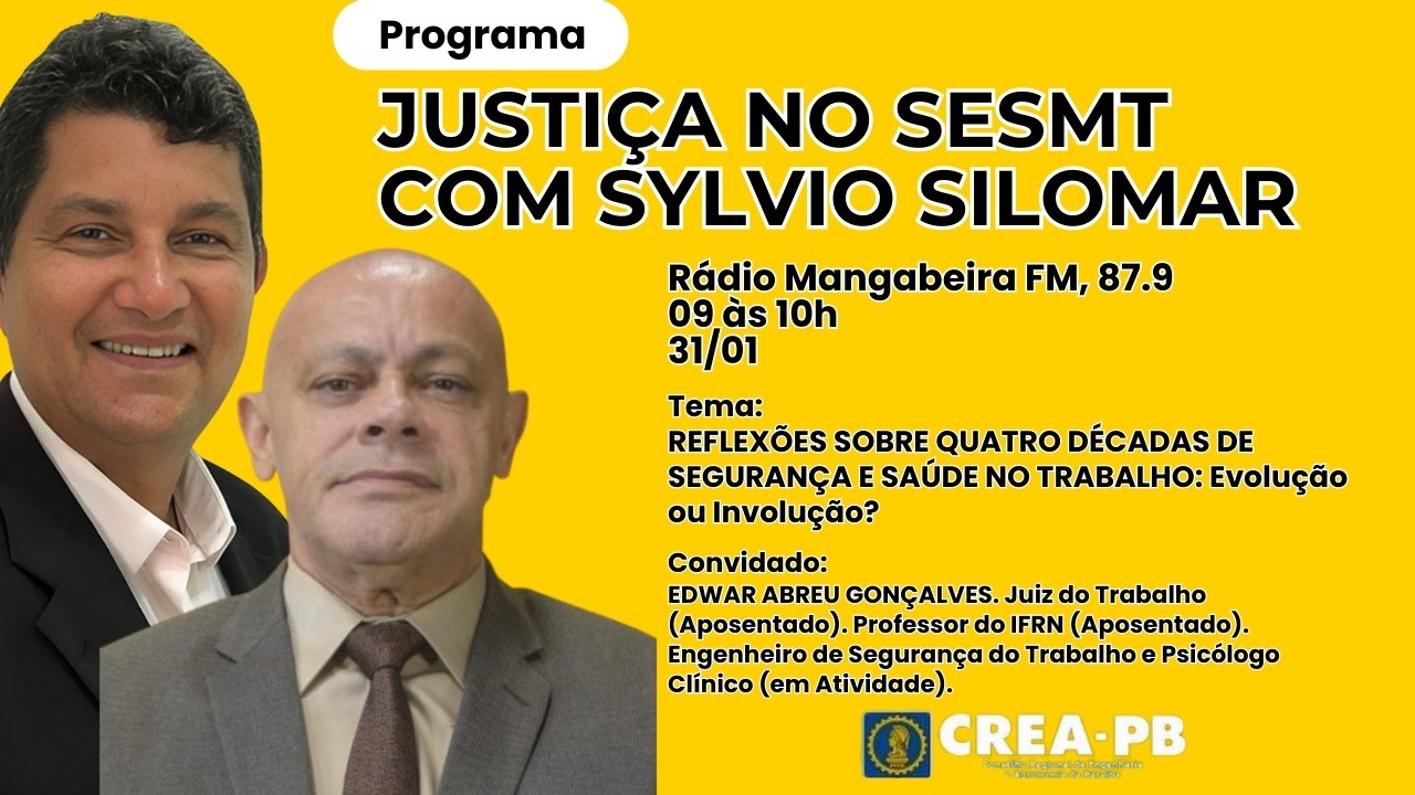 Justiça no SESMT: Armando Henrique SST - 31/01/2026