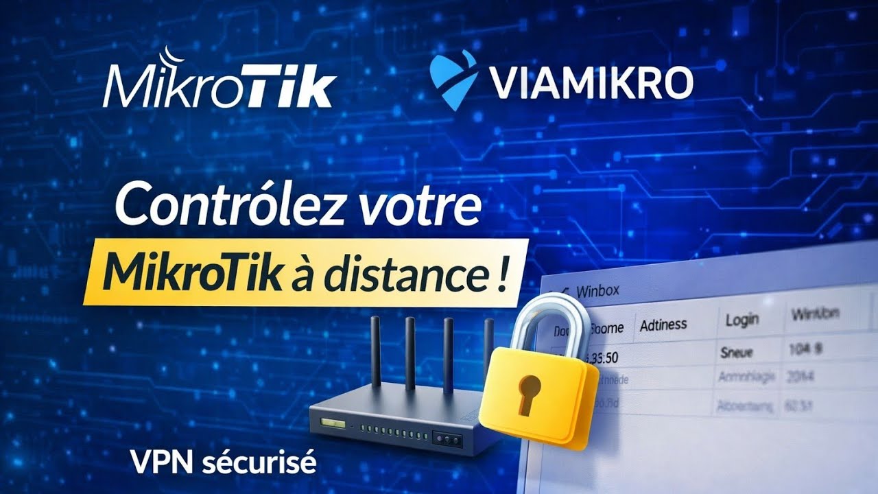 Accès distant MikroTik sécurisé avec VPN – VIAMIKRO