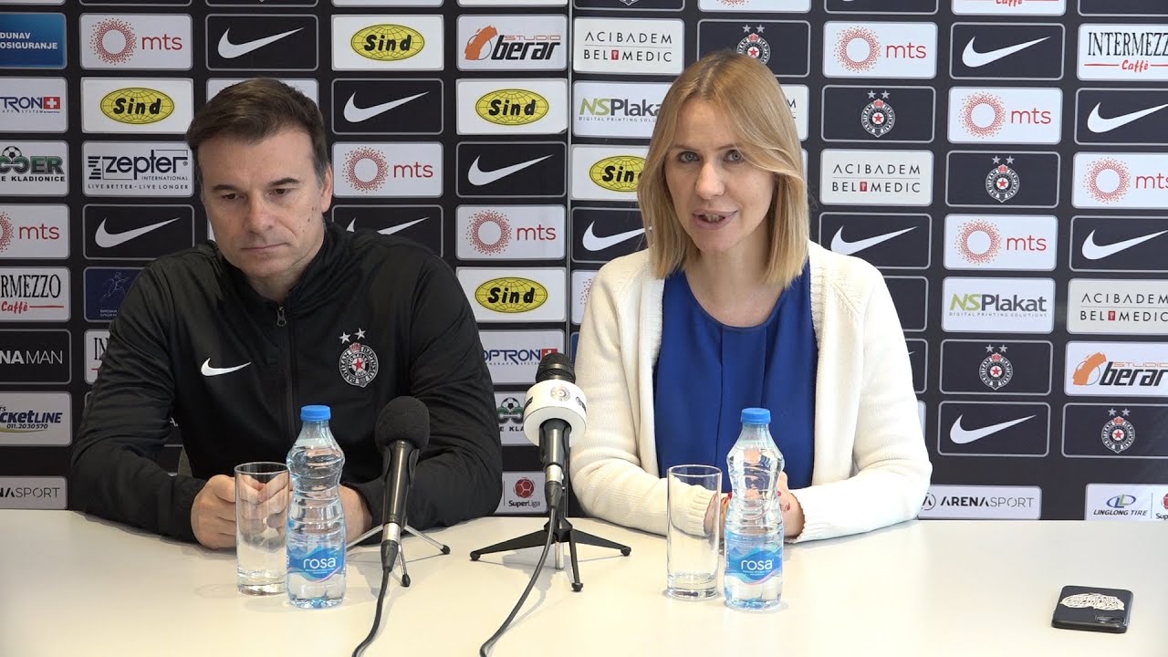 Konferencija za medije pred 28. kolo Linglong Tire SLS FK Radnik - FK Partizan