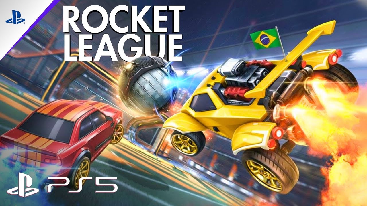 Rocket League - Ranque Platina - Partida completa - PS5 HD 60FPS