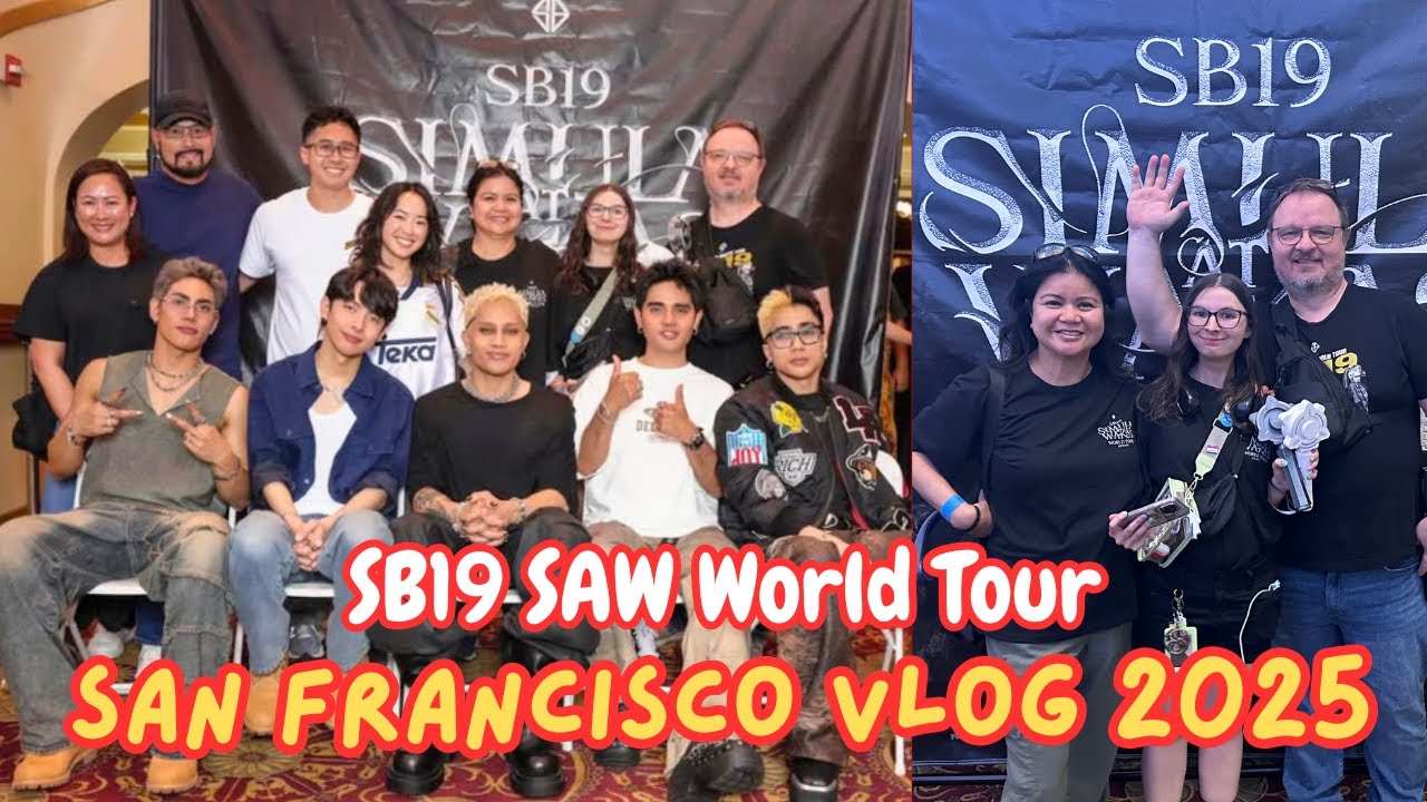 SB19 Simula At Wakas Concert Vlog 2025 San Francisco | American A'tin Couples Reaction!