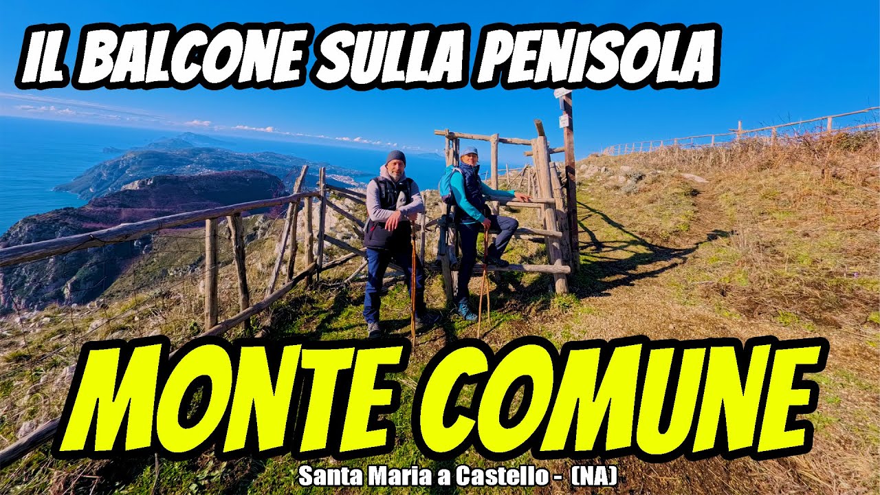 Trekking sul Monte Comune | Vista spettacolare su Positano e Penisola Sorrentina - Campania - Italy
