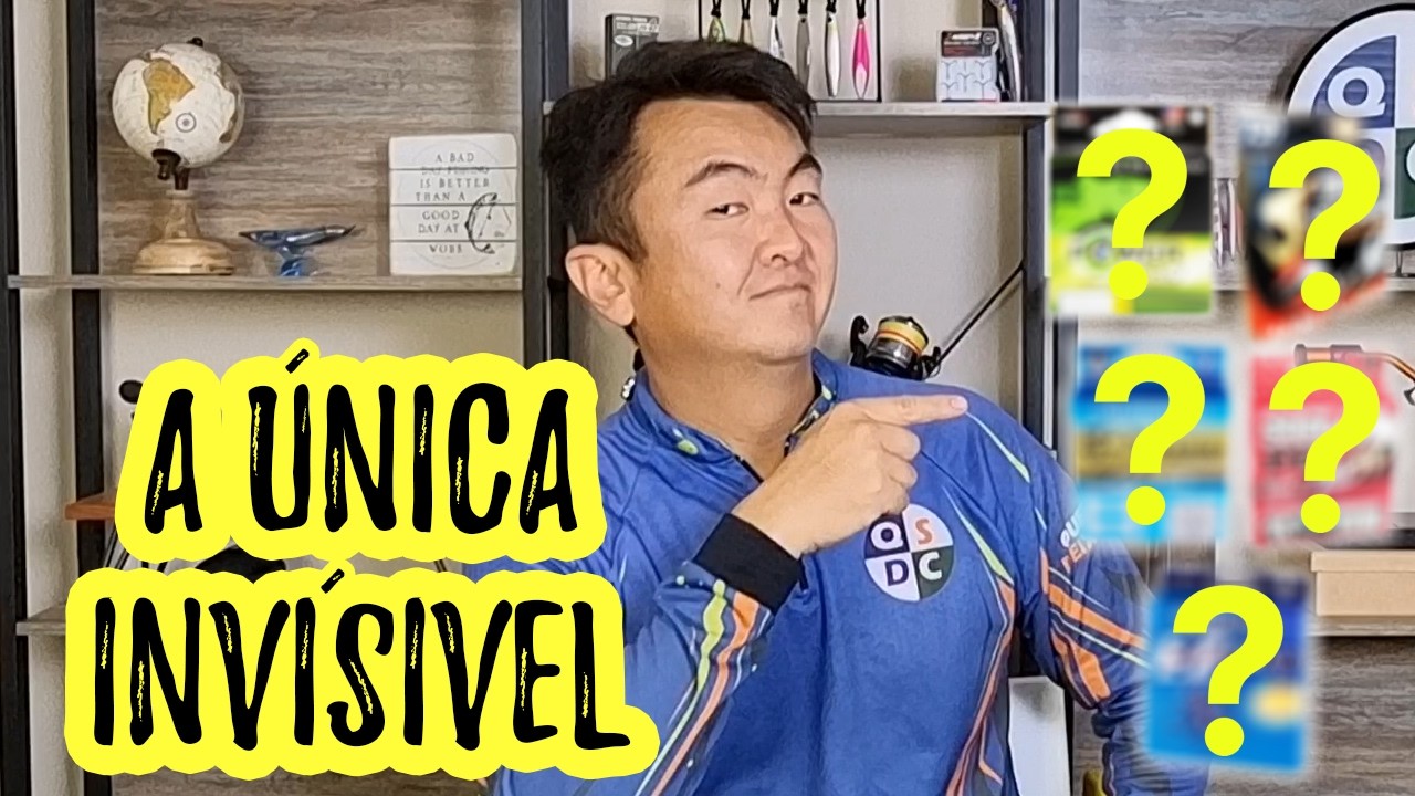 Linha invisível na pesca. Entenda a influência da cor e tipo de linha na sua pescaria! Pesca no mar
