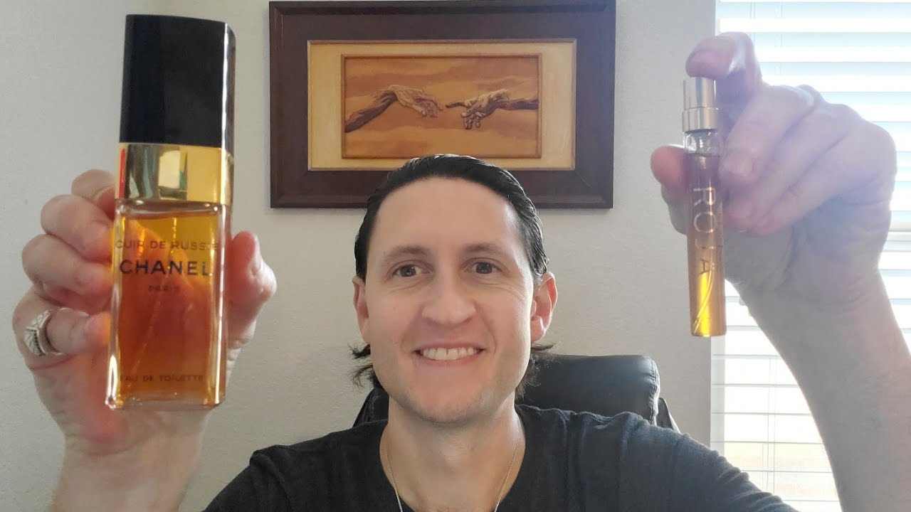 Comparison video between Roja Parfums Great Britain & Chanel Cuir de Russie EDT