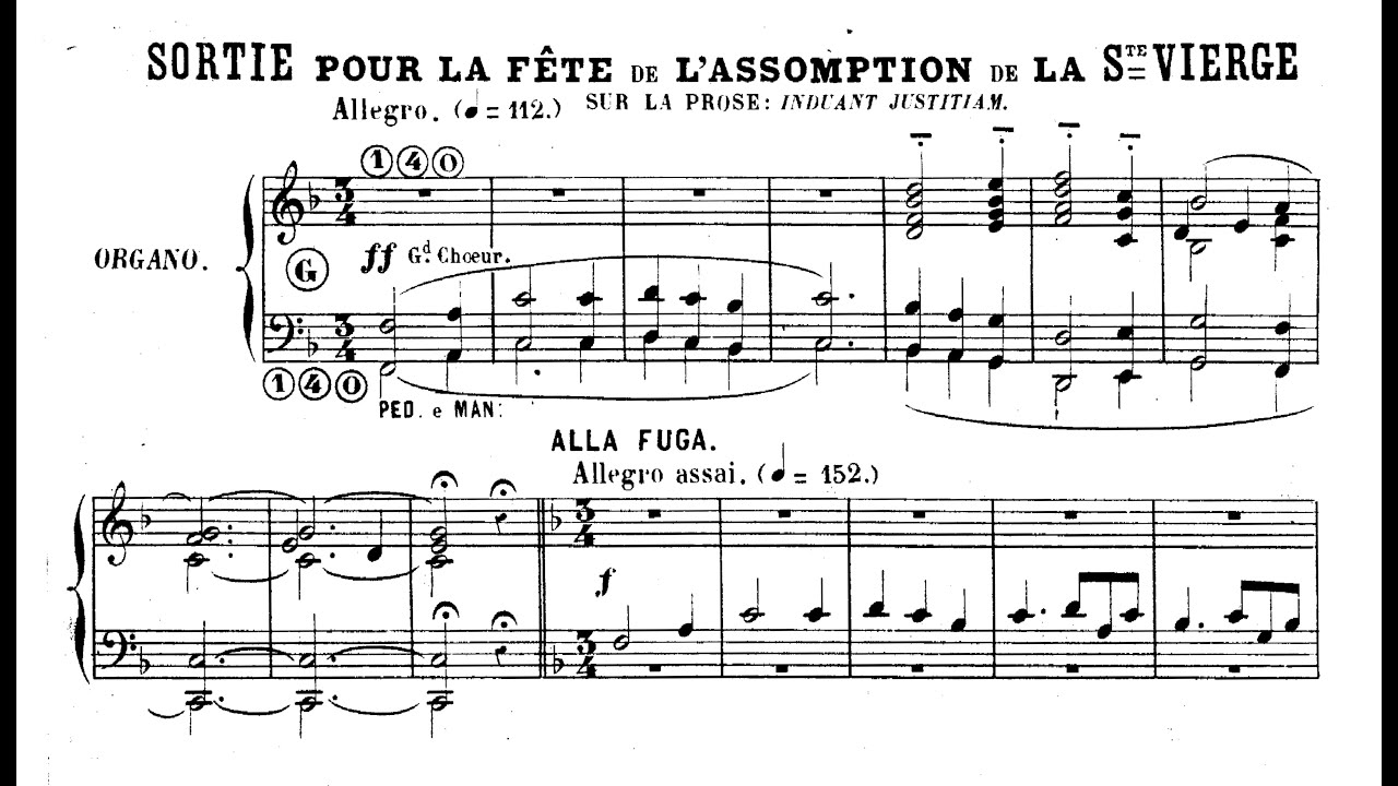 Guilmant: Postlude sur 