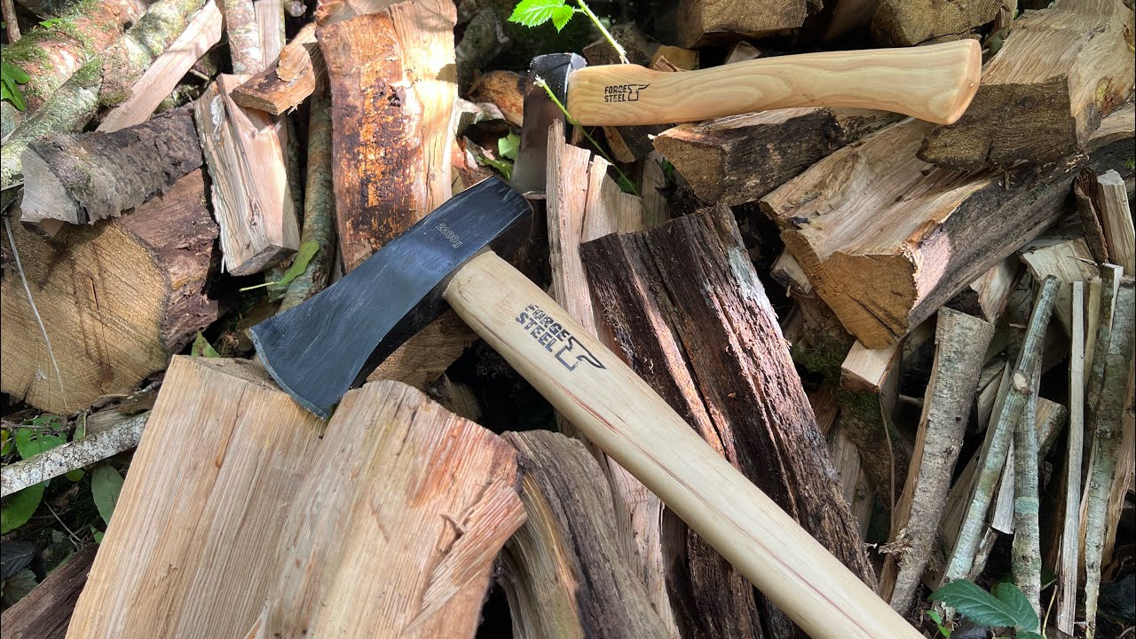 Bug out location preparation for winter { Testing the cheapest log splitter on screw fix }