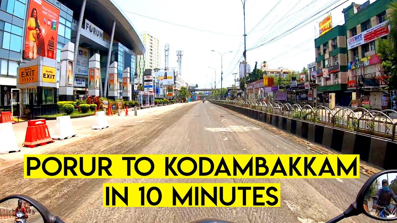 Going to Office after 50 days | Porur to Kodambakkam | Chennai | India Walking Tours