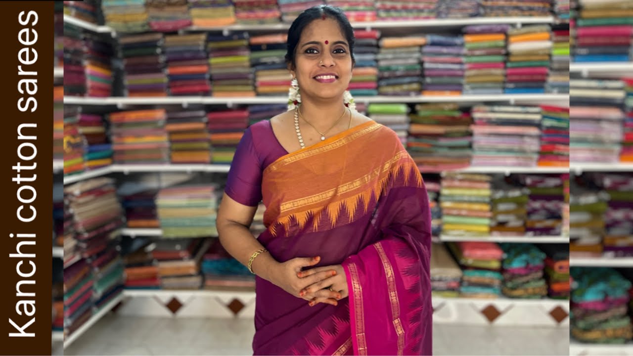 Kanchi cotton sarees | Apavaranam | 12 August 2024