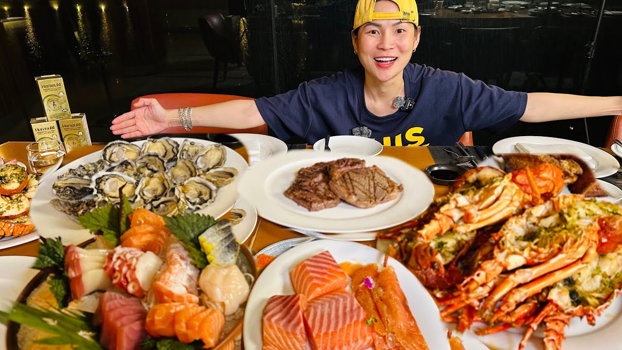 THỬ THÁCH ĂN SẬP BUFFET CAO CẤP CỦA KHÁCH SẠN 6 SAO MARRIOTT