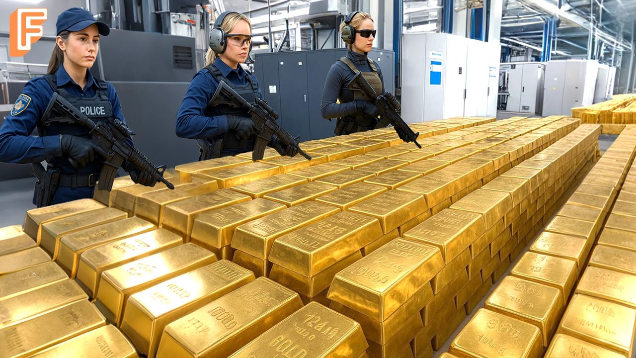 How 99.99% Pure Gold Bars Are Made In America - From Mining To Factory