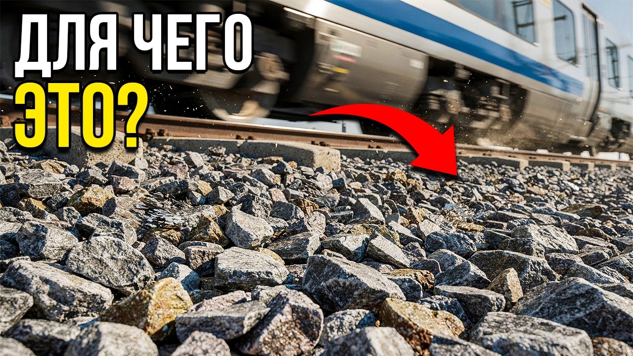 Для Чего НА САМОМ ДЕЛЕ Нужны Камни На Железнодорожных Путях?