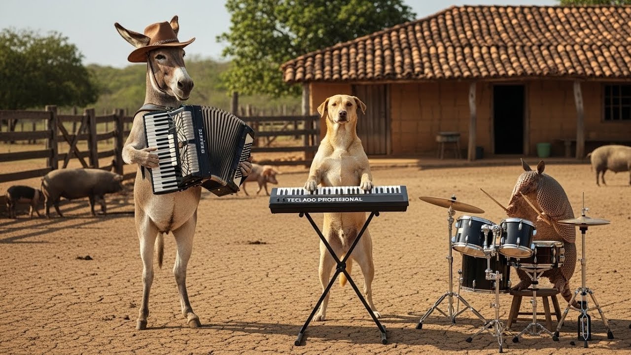 🎶🔥 FORRÓZÃO, FORRÓ DOS BICHOS - ANIMAIS TOCANDO AQUELE RASTA-PÉ É SUCESSO!