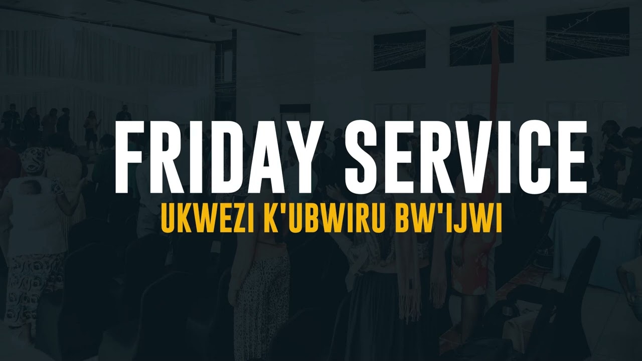 Nta rindi jwi intama zigomba kumva keretse irya kristo l FRIDAY SERVICE