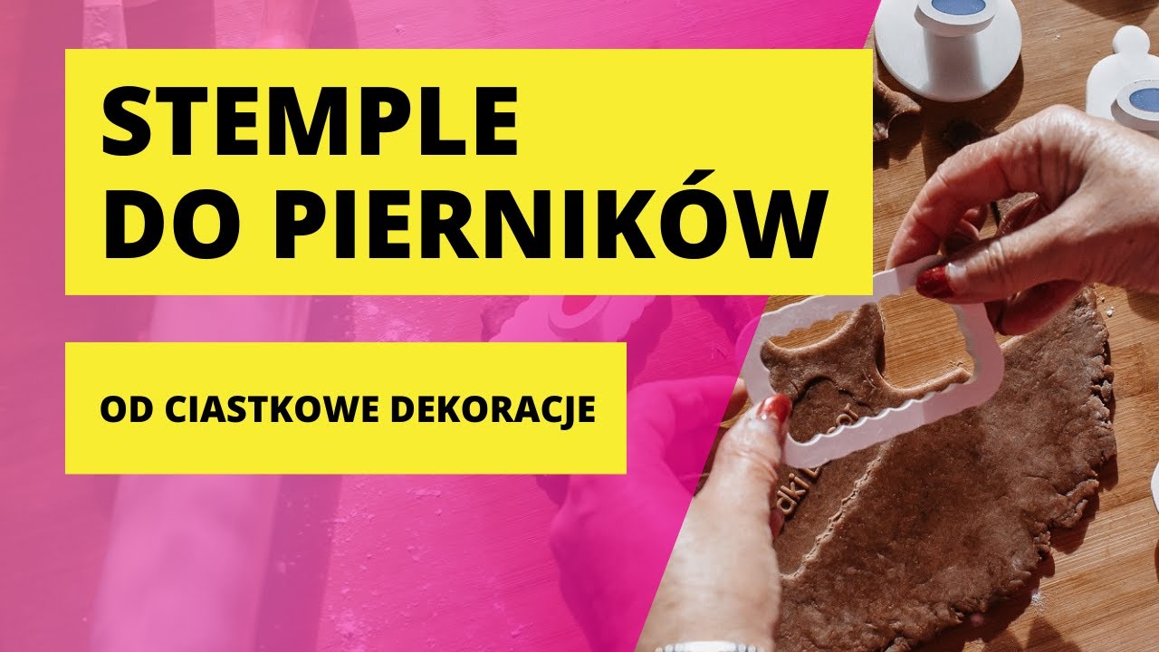 Świąteczne pierniczki z użyciem stempli od Ciastkowe Dekoracje