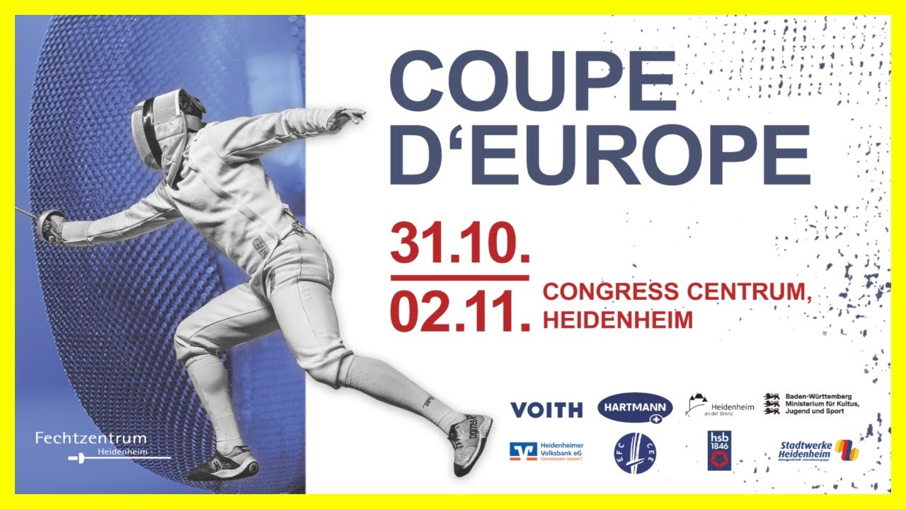 Heidenheim 2025 Day01 - Mens Sabre & Womens Foil - Piste Yellow