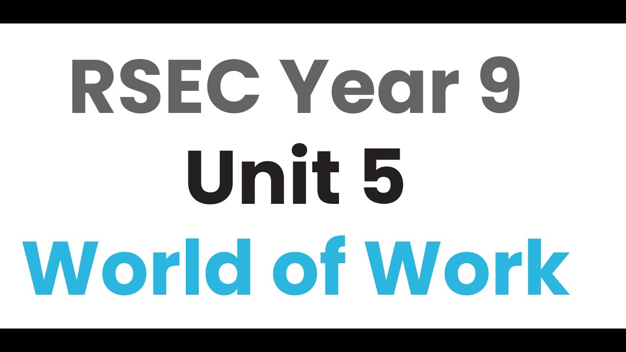 Careers in Aviation | Year 9 World of Work &ndash; Unit 5 🌟