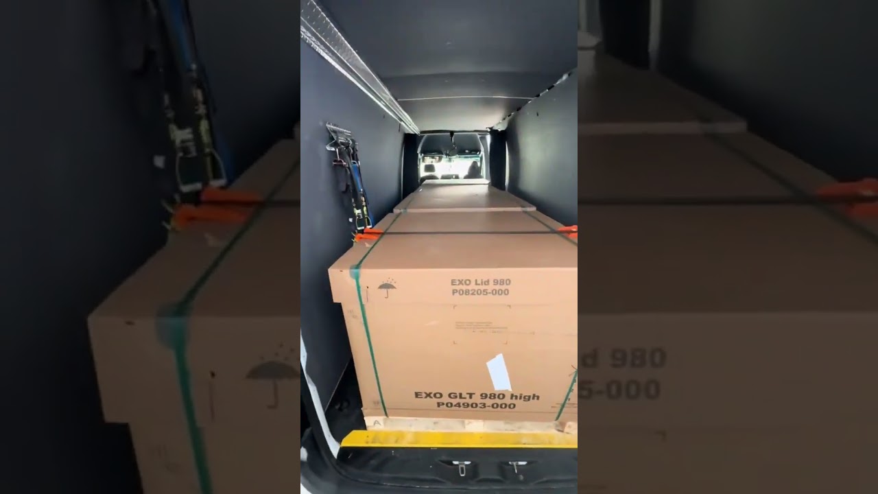 4 pallets in a sprinter 🚐💨🙌🏼 #cargovanbusiness #freight #expediting