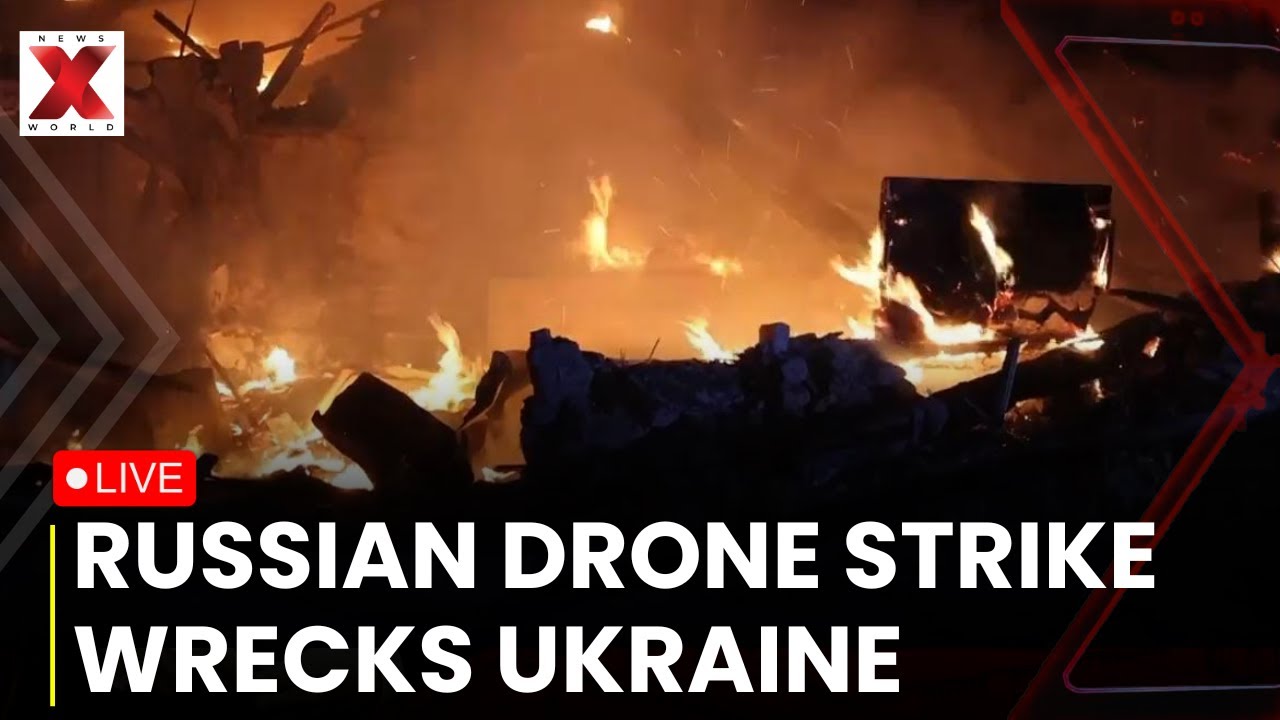 Russia Strikes Ukraine LIVE: Russian Drone Strike Hits Ukraine’s Kharkiv RegionNewsX World