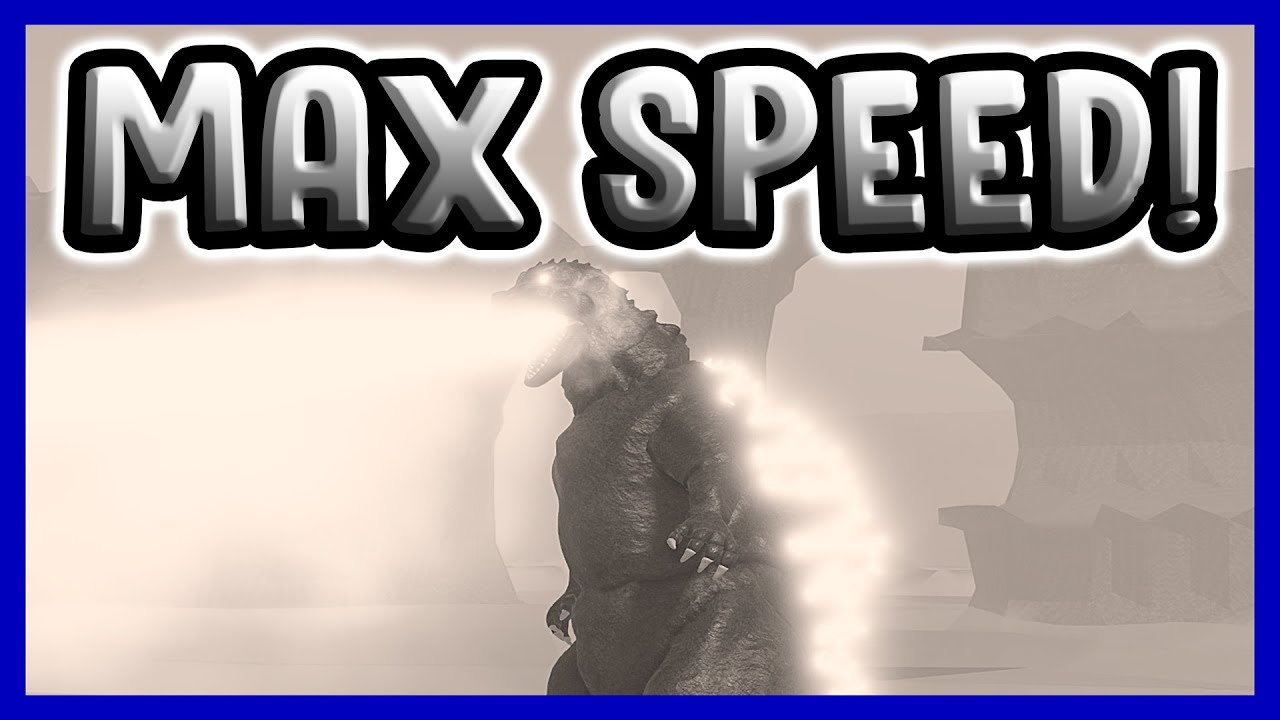 How Fast Is MAX GOJIRA? - Roblox Kaiju Universe