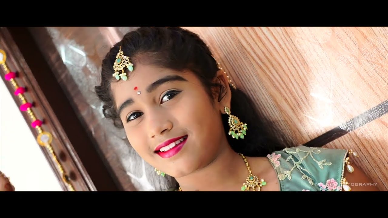 Joshitha Ravipati : Half- Saree Ceremony  ఖిలాడి పుత్తడి బొమ్మ ఓని కట్టిOదమ్మా!!!
