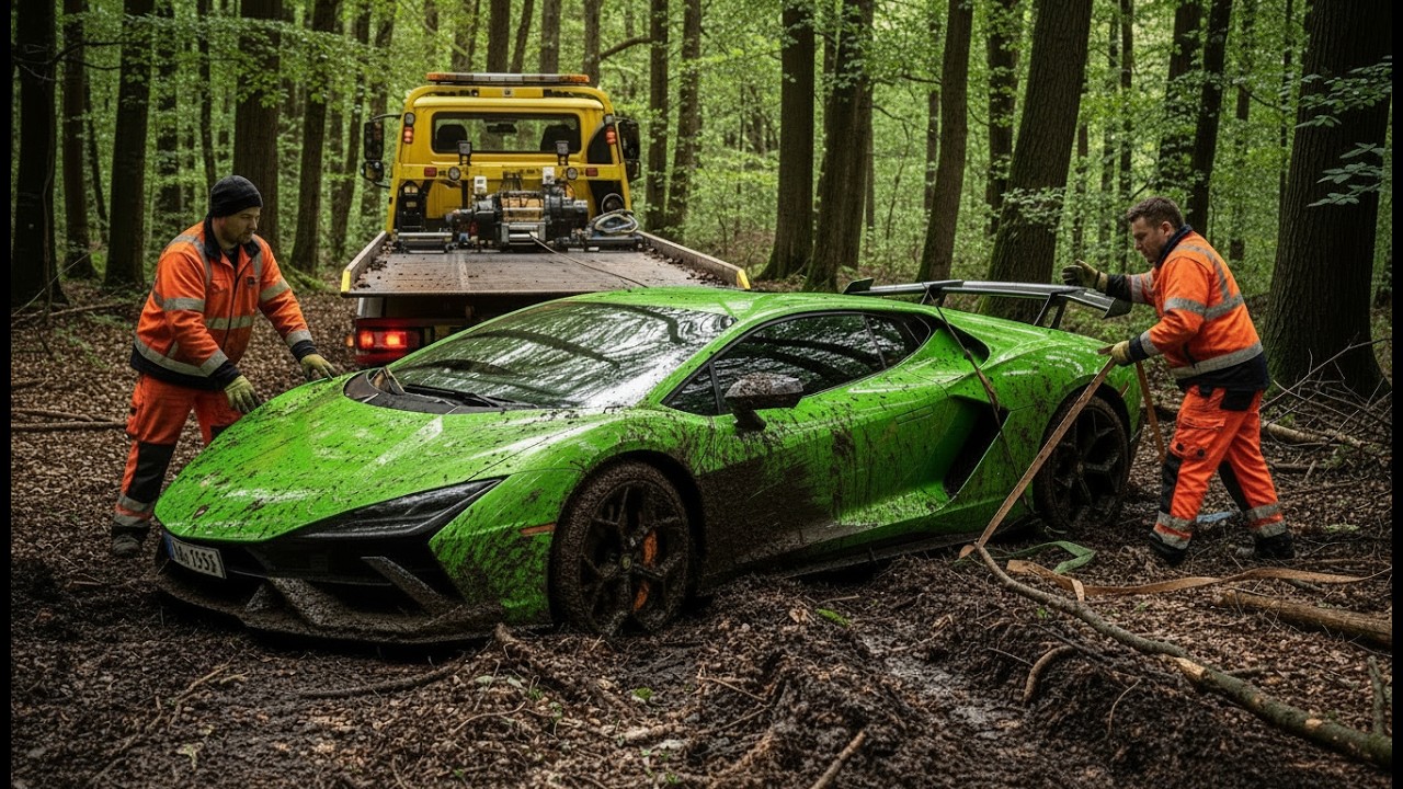 Restoring a Lamborghini Revuelto Abandoned in the Forest for Years
