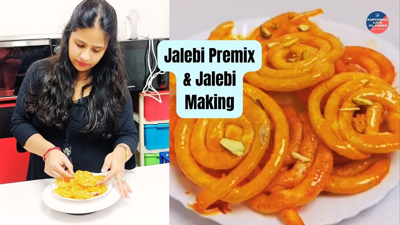 Jalebi Premix & Jalebi Making Recipe│10 min me Crispy Jalebi │जलेबी प्रेमिक्स रेसिपी