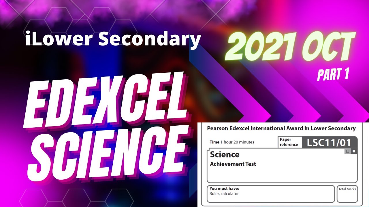 Year 9 -  2021 October Science - Part 1  -  (Achievement Test LSC11) || Change in Velocity