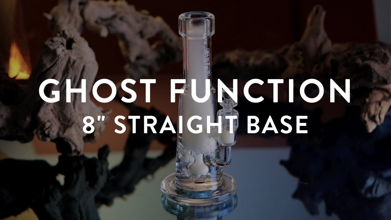 Water Pipe Ghost Function: 8&rdquo; GRAV&reg; Straight Base with Orb Perc