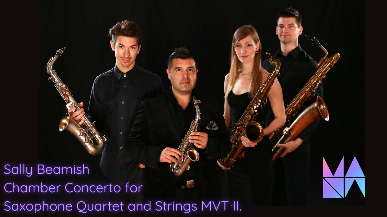MANA QUARTET | Chamber Concerto for Saxophone Quartet by Sally Beamish II. | Echo Chamber Orchestra