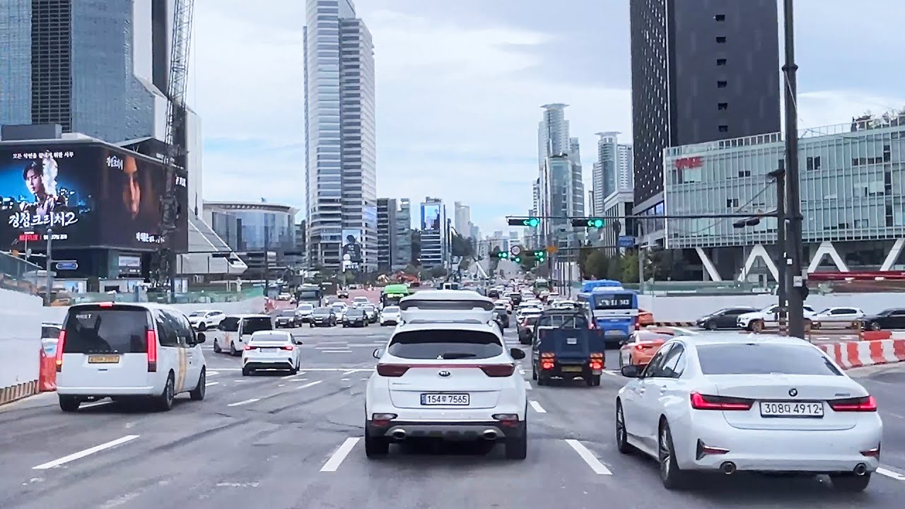 4K ASMR Drive, 강남, 서울 ASMR 드라이브, Driving Seoul, Korea #drive #Seoul #Korea