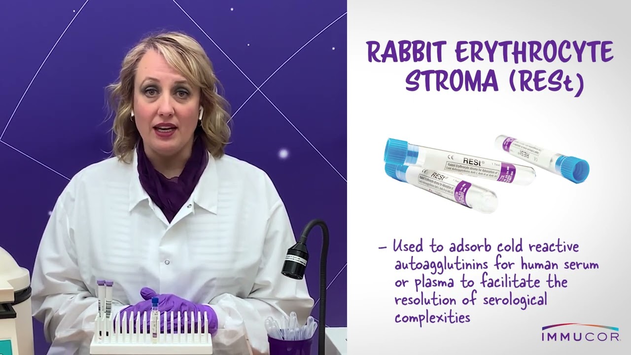 How to use Immucor's REST reagent