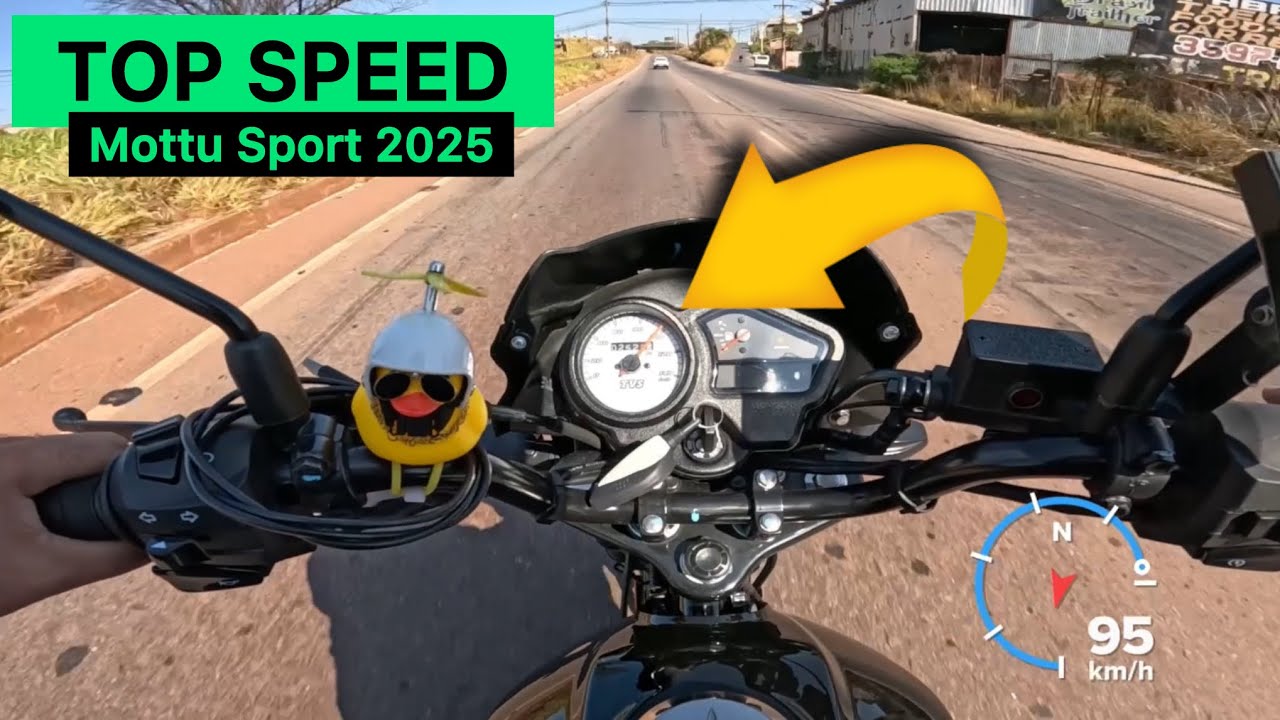 Top SPEED da Nova Mottu Sport 2025 #mottu 