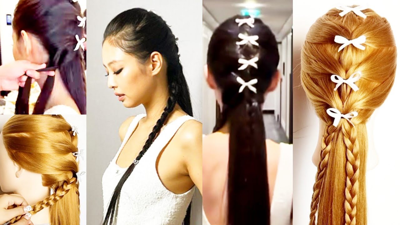 Jennie's latest Cute Hairstyle | Jennie's Hair pin Hack for BLINKs | Amazing Hairstyle