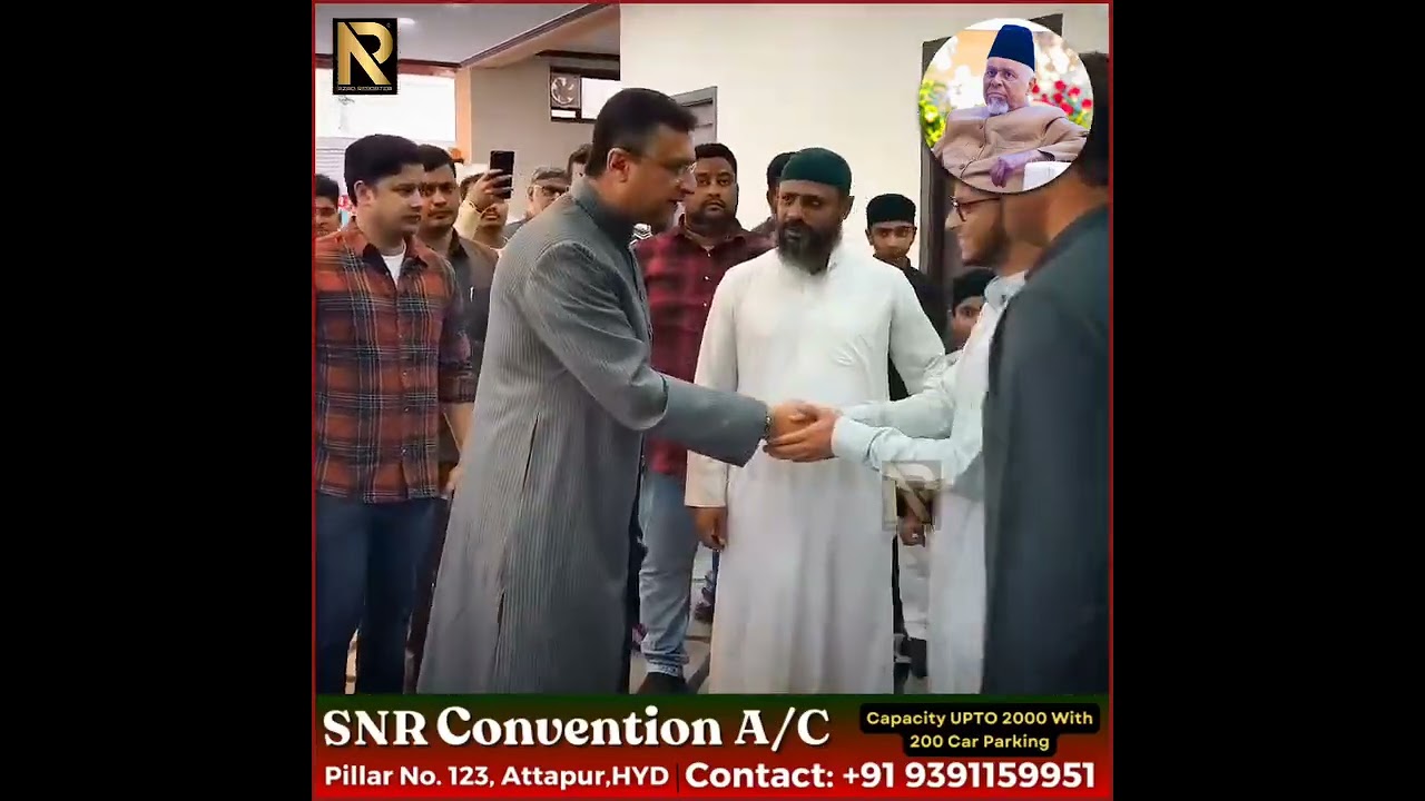 Akbaruddin Owaisi ne AIMIM General Secretary- Ex MLA Syed Ahmed Pasha Quadri Sahab ke Ghar