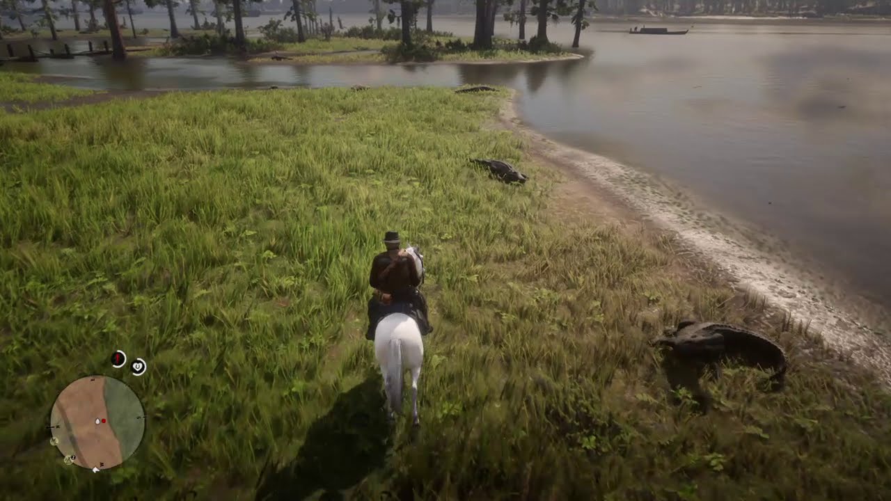 White Arabian Alligator Test : Red Dead Redemption 2