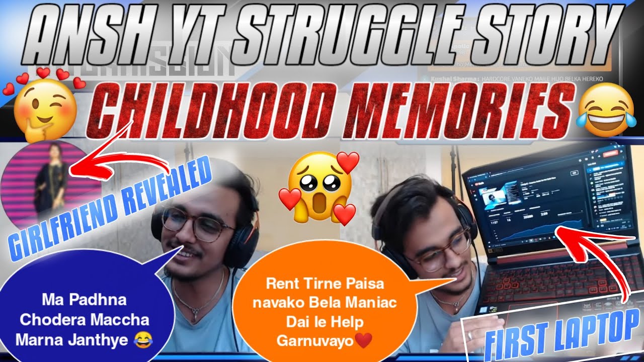 AnshYT Shares His Struggle Story || How He Became Caster ? Inspirational Story 😍 || AneelYT