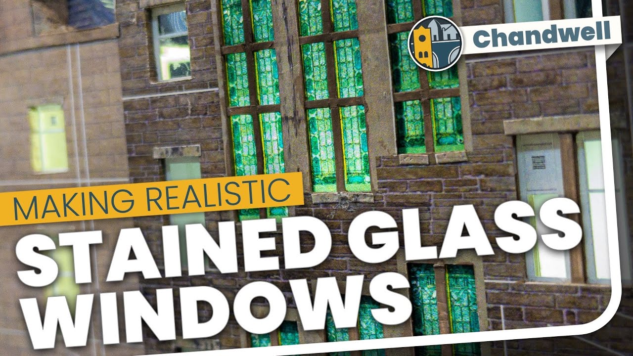 Make your model stained glass look realistic with the simplest of materials!