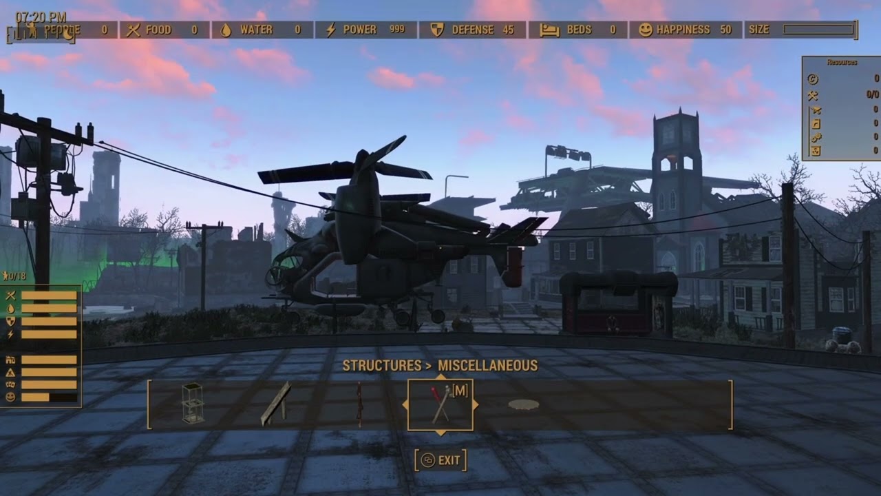 Fallout 4: The personal vertibird wouldn't land on pad, I forgot this step, now this mod is a keeper