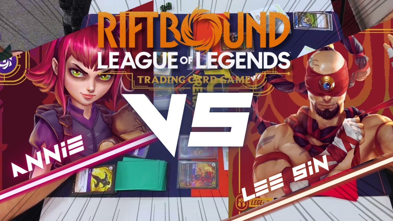 Annie VS Lee Sin - Riftbound TCG - Nexus Night