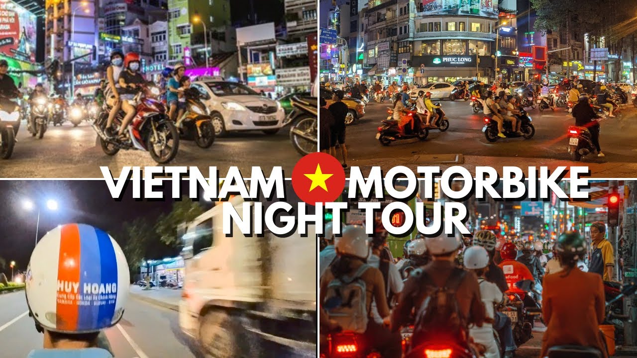 40. Vietnam Ben Tre Motorbike Night Tour THÀNH PHỐ BẾN TRE VỀ ĐÊM THẬT ĐẸP / Y SQUARE channel