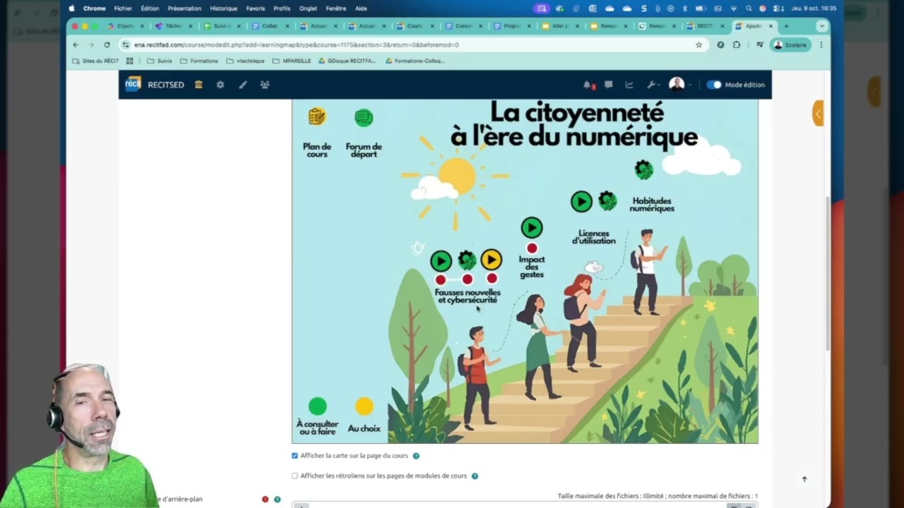 Plugiciel Carte apprentissage pour Moodle