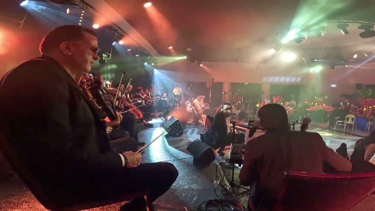 l'orchestre de gilles haddad lives et la grande stars sanaa moulali # covers enta omerie