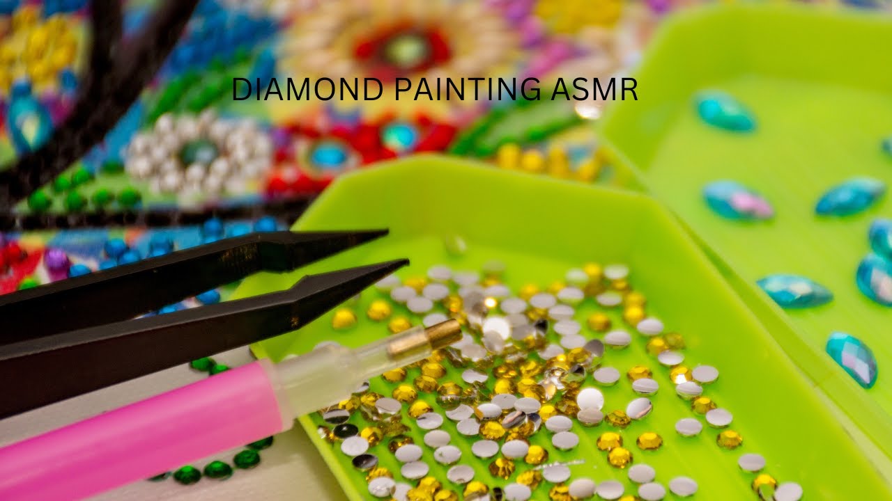 Diamond painting Disney characters /Oddly SATISFYING/  #diamondpaintingasmr #arttherapy #relax