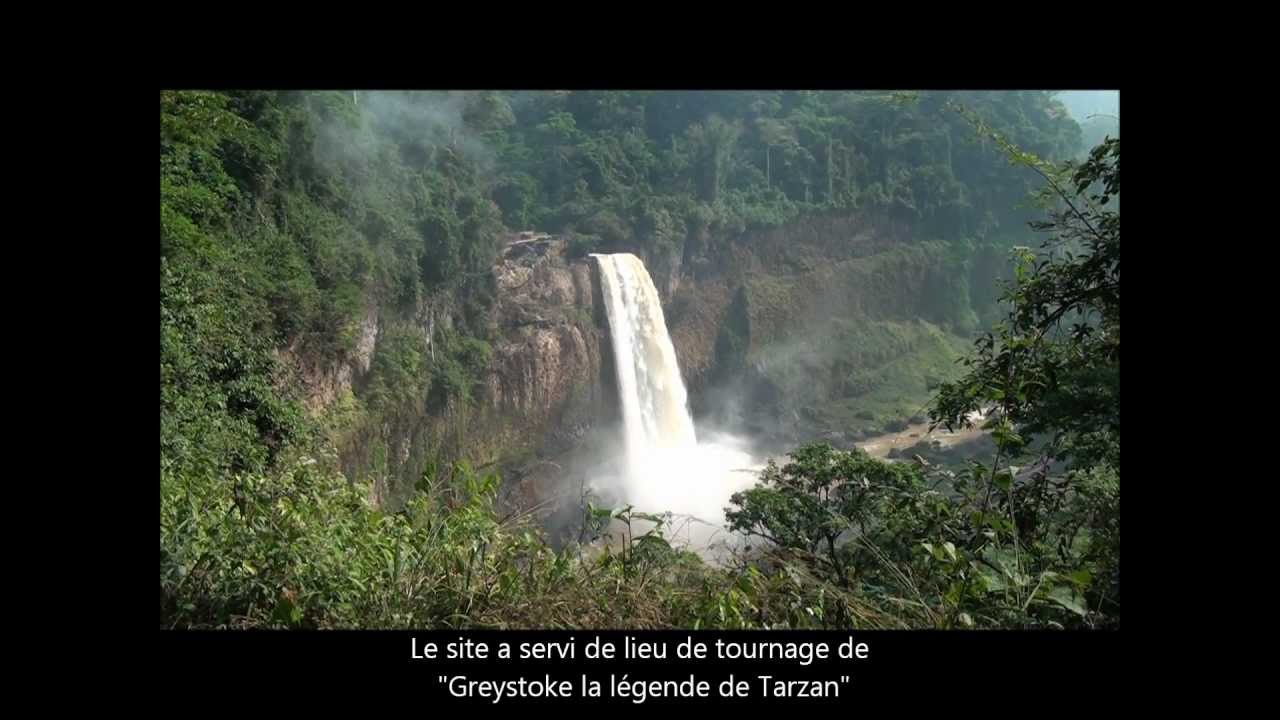 Les chutes d'Ekom Nkam (au Cameroun Afrique centrale)