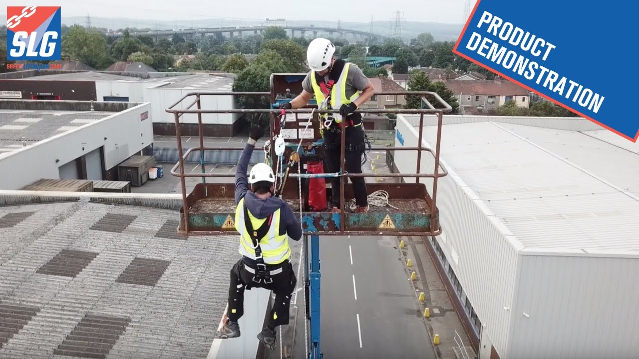 Hanging out at SafetyLiftinGear - G-Force. Automatic Descent System for Rapid Rescue at Height