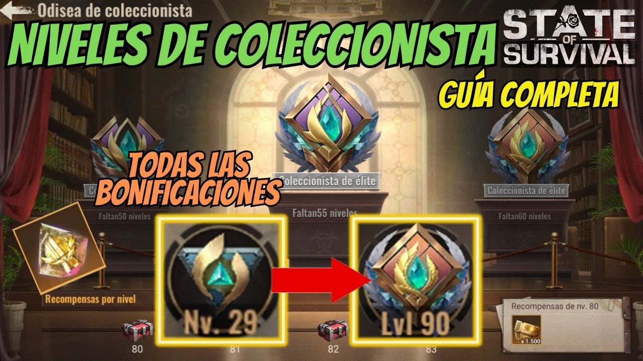 State of Survival: LA IMPORTANCIA DE LOS NIVELES DE COLECCIONISTA, GUÍA COMPLETA