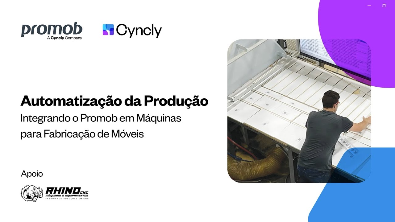 Automatização da Produção - Integrando o Promob com máquinas Rhino