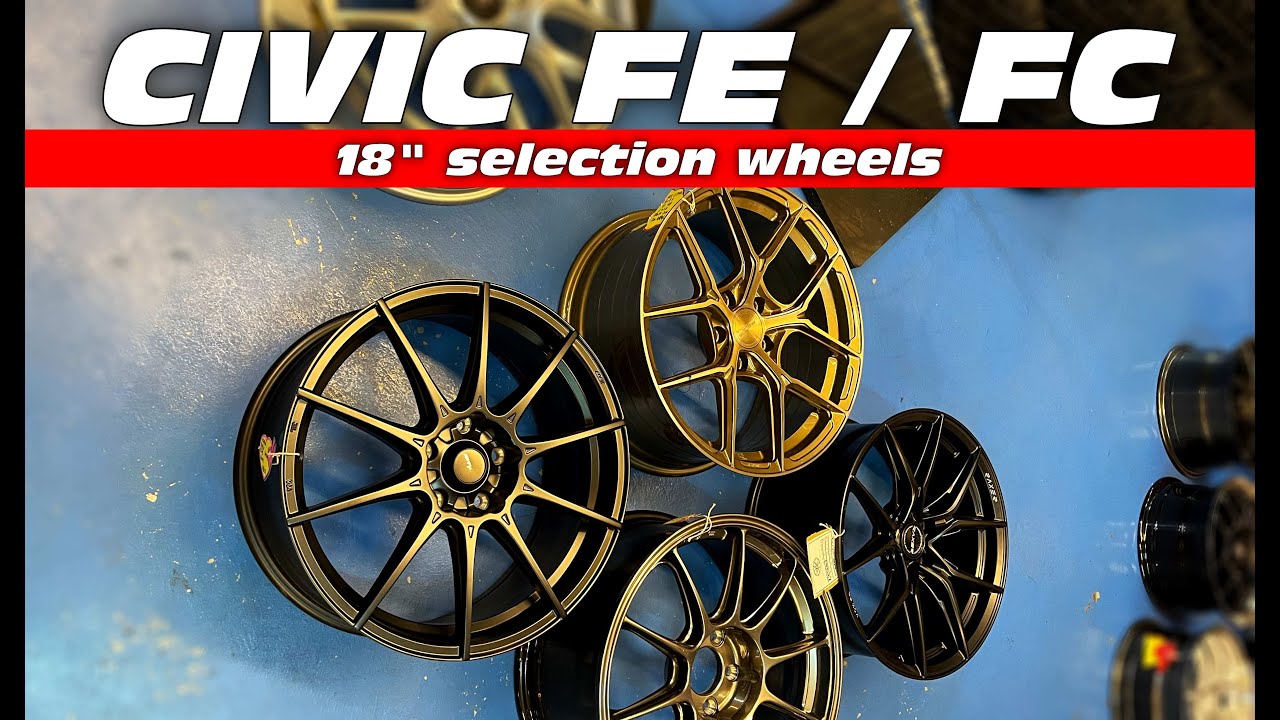 CIVIC FE & FC - 5 Selection Wheels 18
